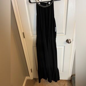 Old Navy Classic Black Halter Dress